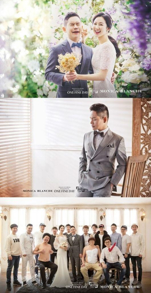 개그맨 김형인 웨딩화보 <해피메리드컴퍼니, 원파인데이스튜디오 제공>